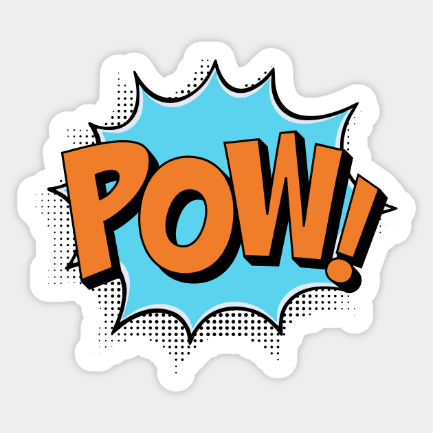 Pow! pop art design Sticker by InshynaArt